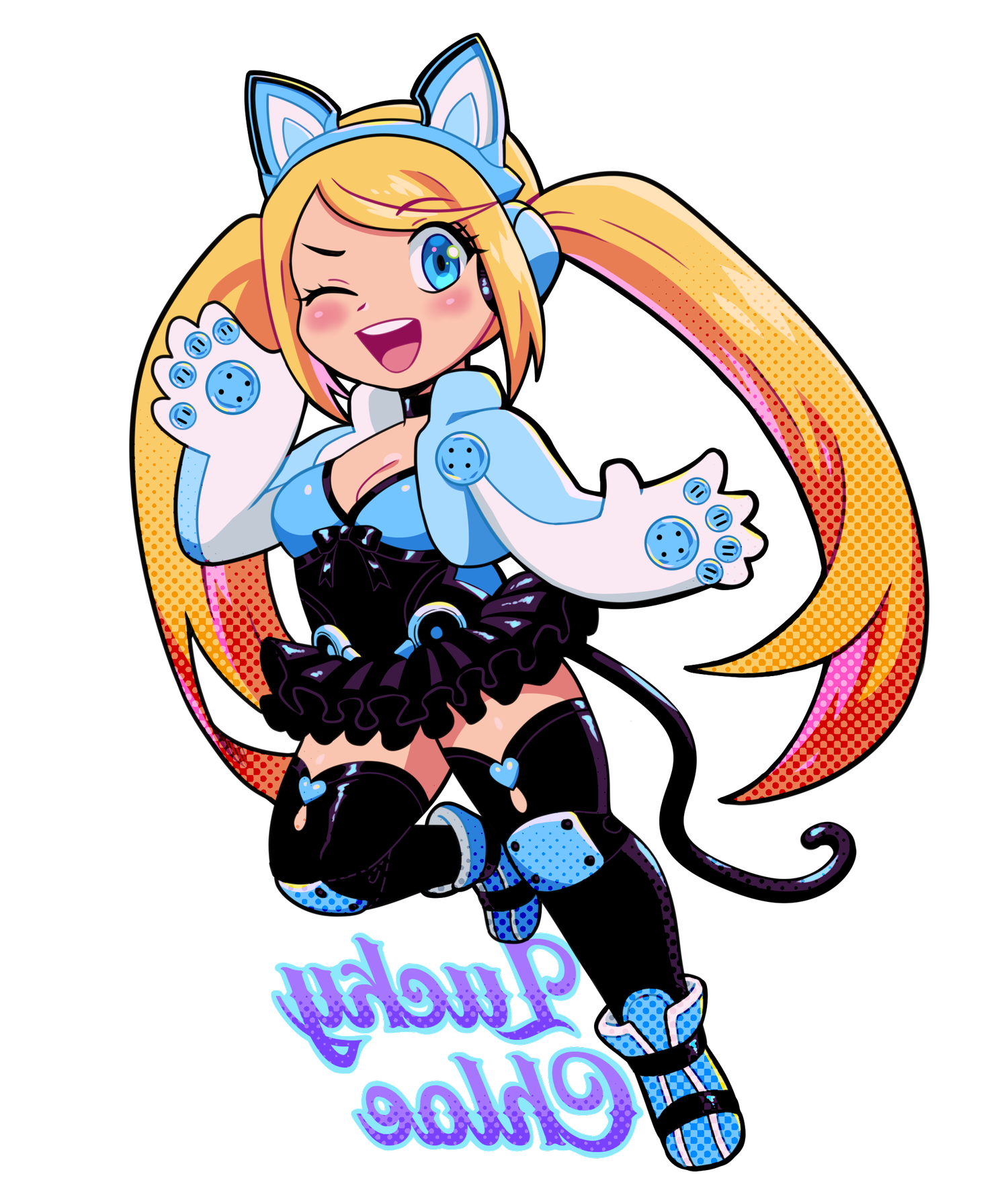 Lucky Chloe Keychain — Kitsune23star